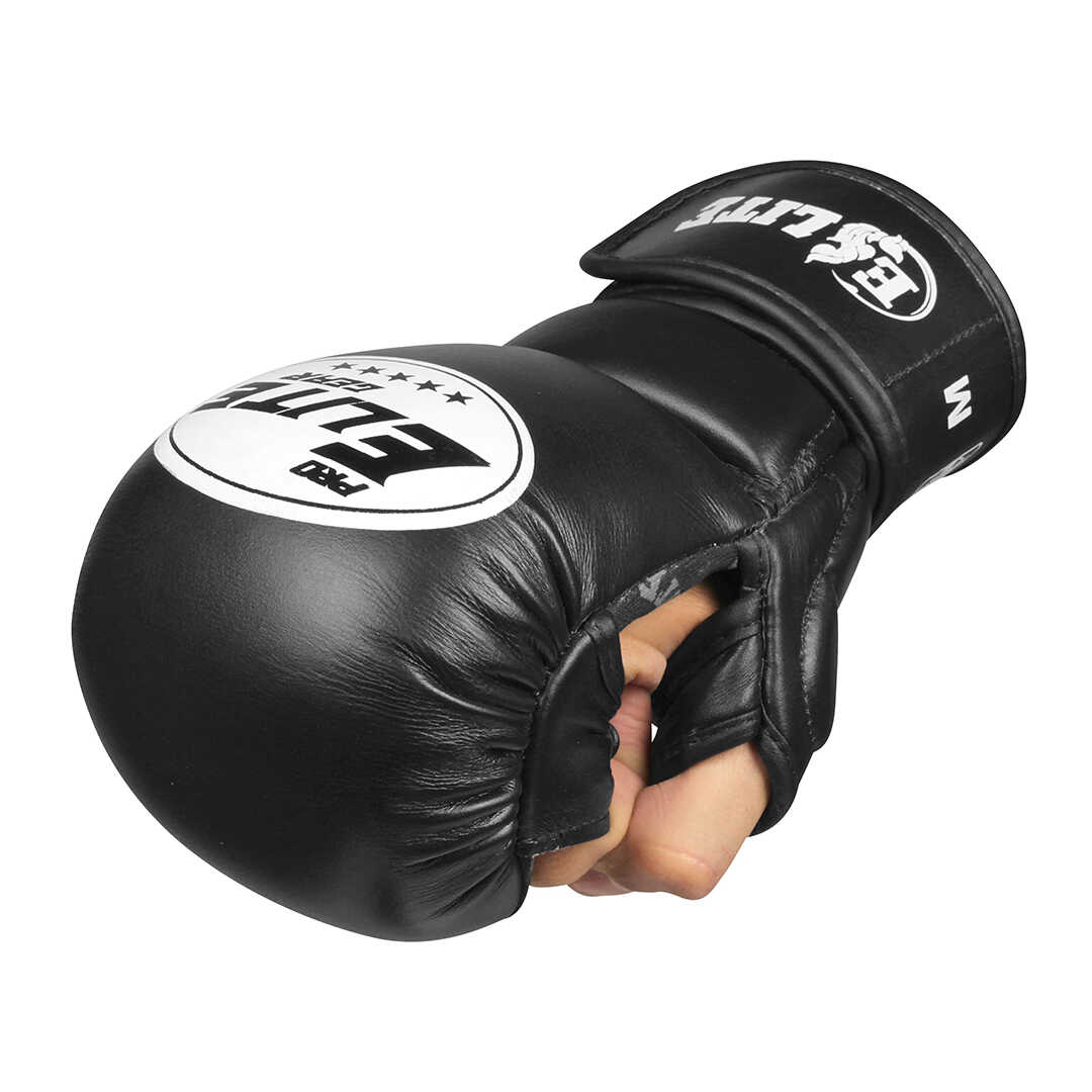 Elite MMA Pro Black |White Glove Sparring Black